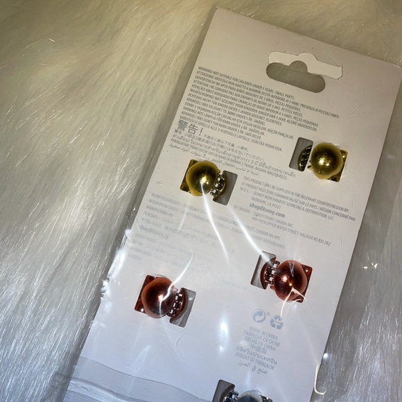 NWT Disney hair accessory clip women girl WDW 50th Anniversary pink gold silver - Picture 4 of 6